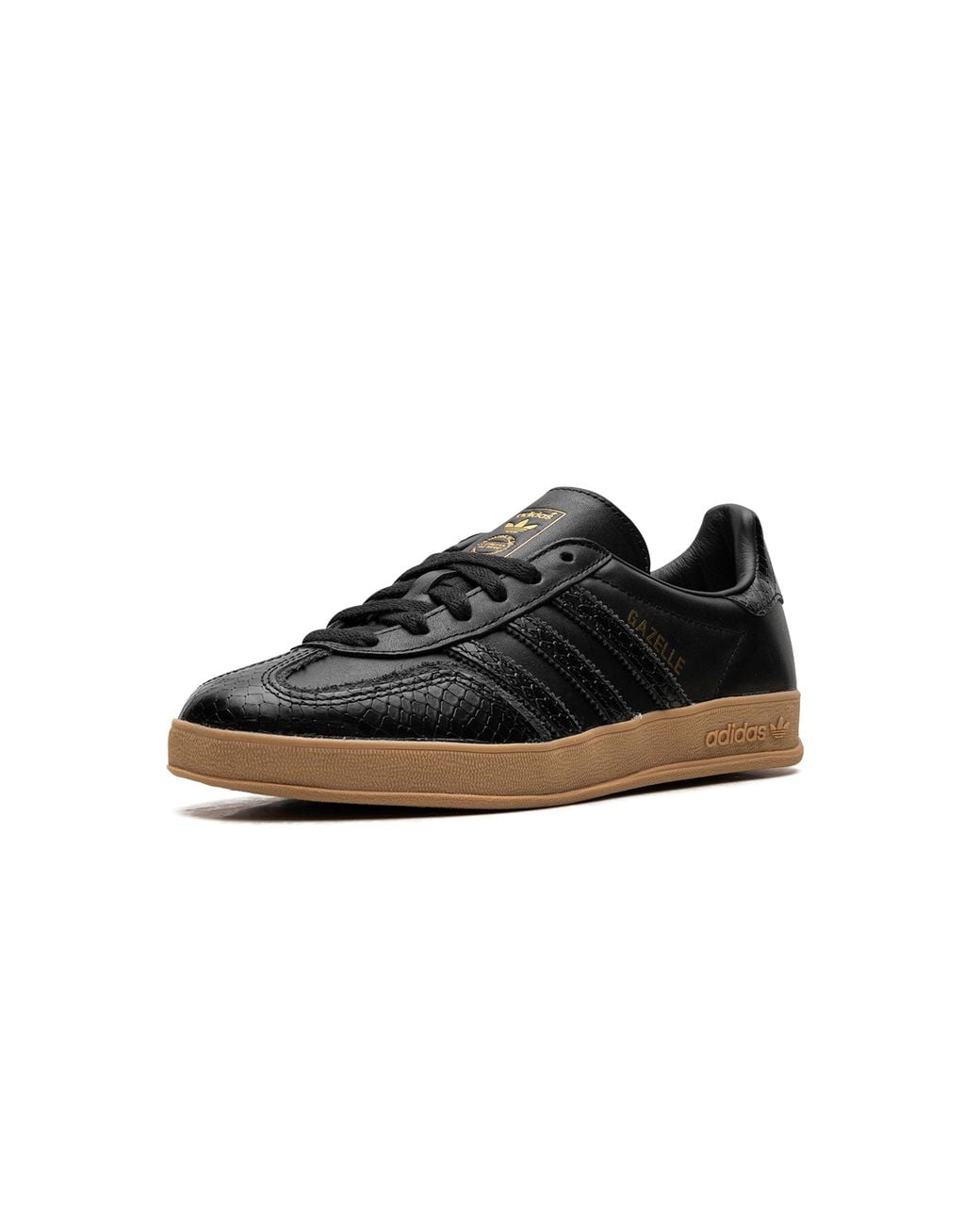 Adidas Black Gazelle Indoor "Core Snakeskin" If1978" for men