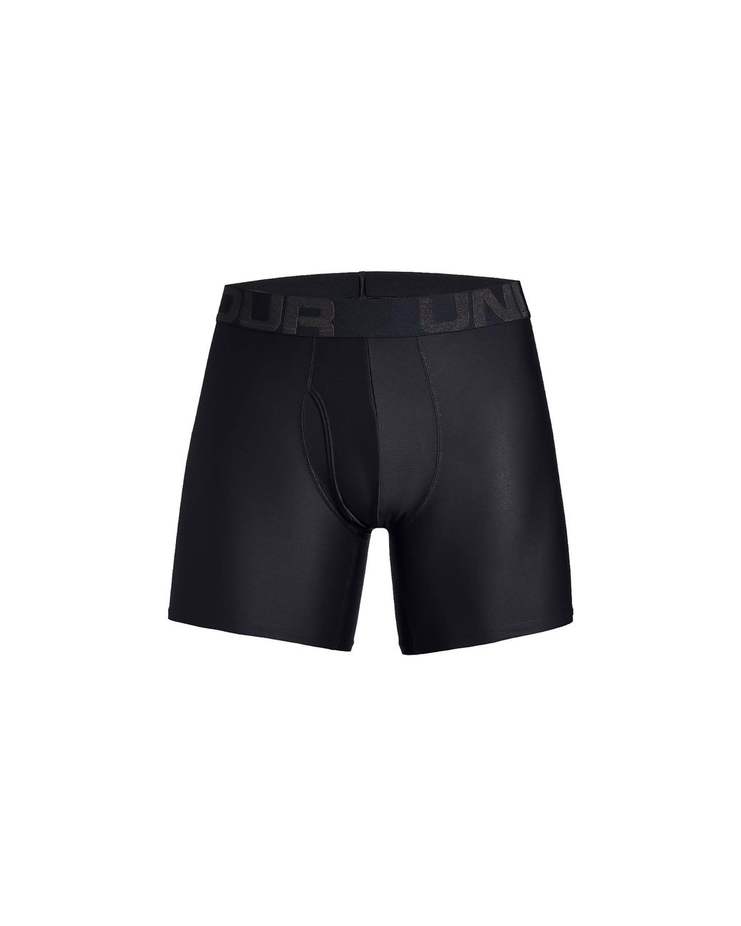 Under Armour Black Tech 6" 2-Pack Boxerjock 1327415 001" for men