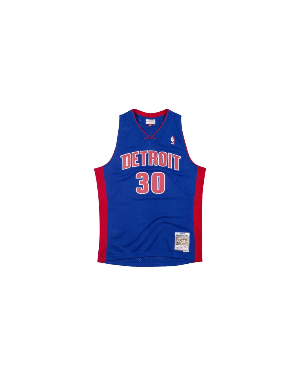 Mitchell & Ness Blue Swingman Jersey "Nba Detroit Pistons 03 Rasheed Wallace" Smjyac19110 Dpiroya03Rwa" for men