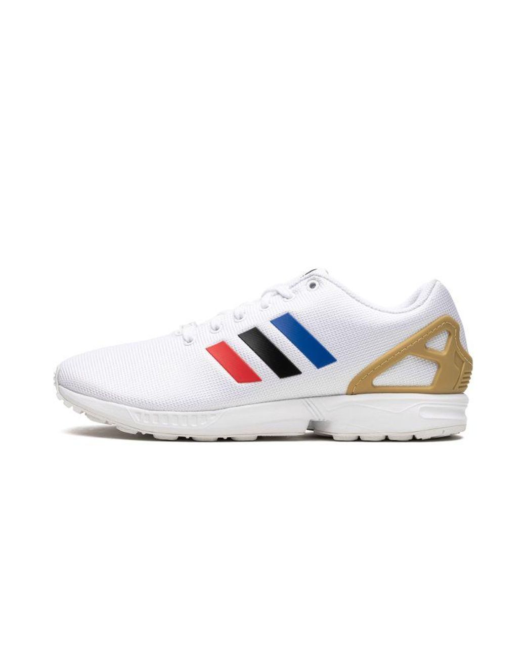 Adidas flux best sale red and white