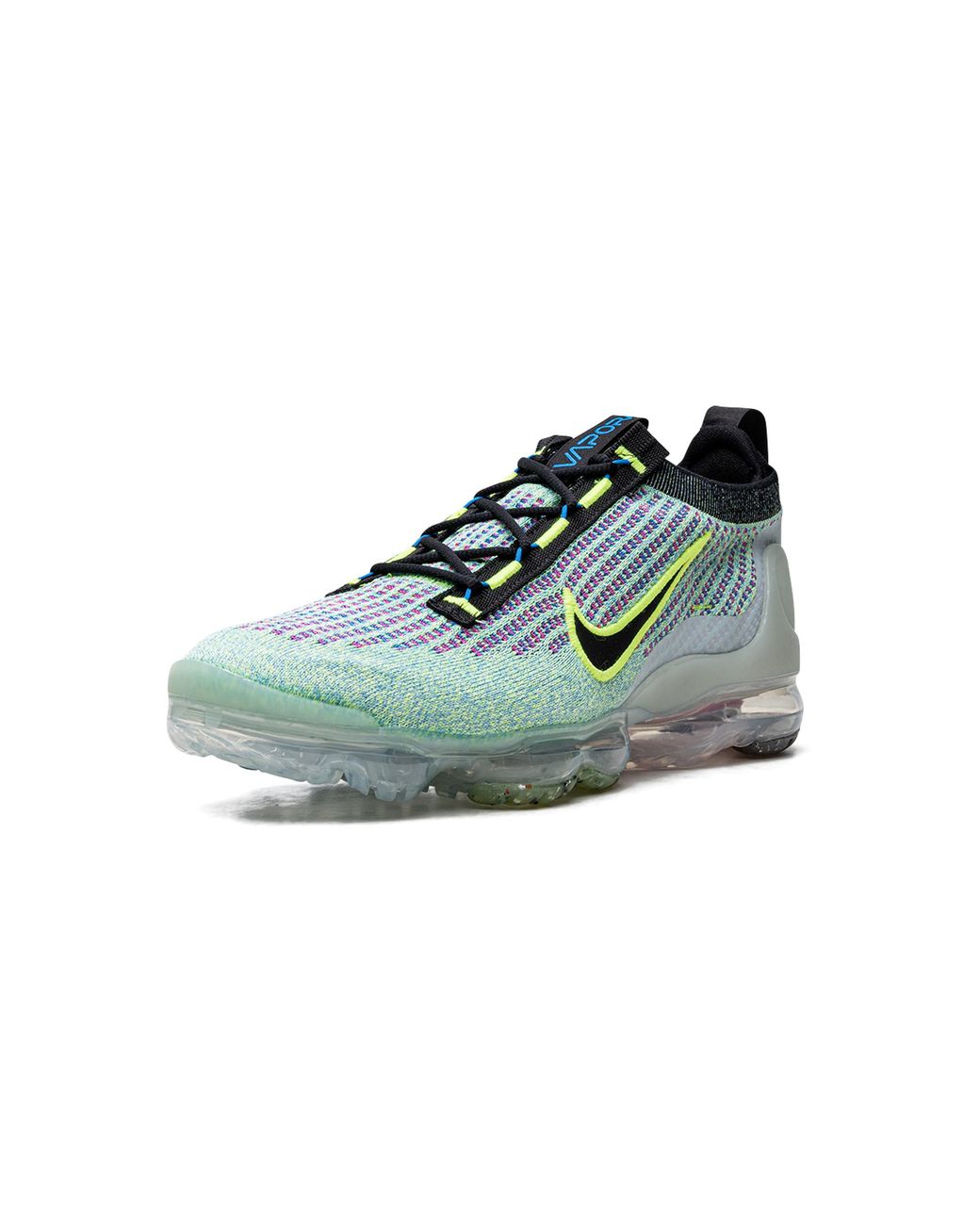 Nike Black Air Vapormax Flyknit 2021 "Volt Photo" Dx3368 700" for men