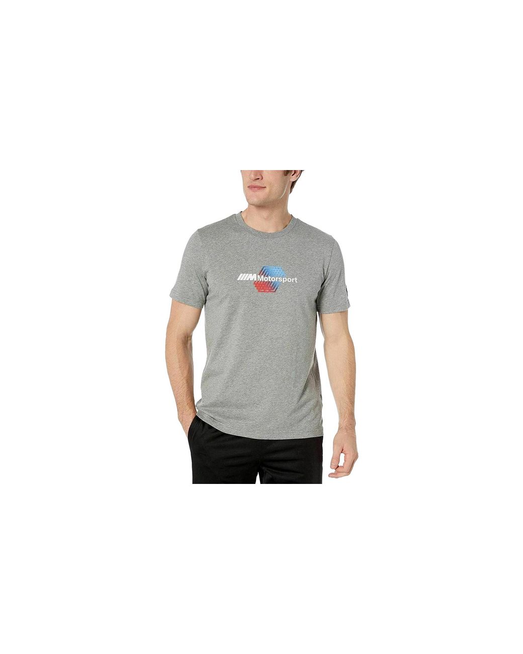 PUMA Black Bmw Motorsport Logo T-Shirt + 595192 03" for men