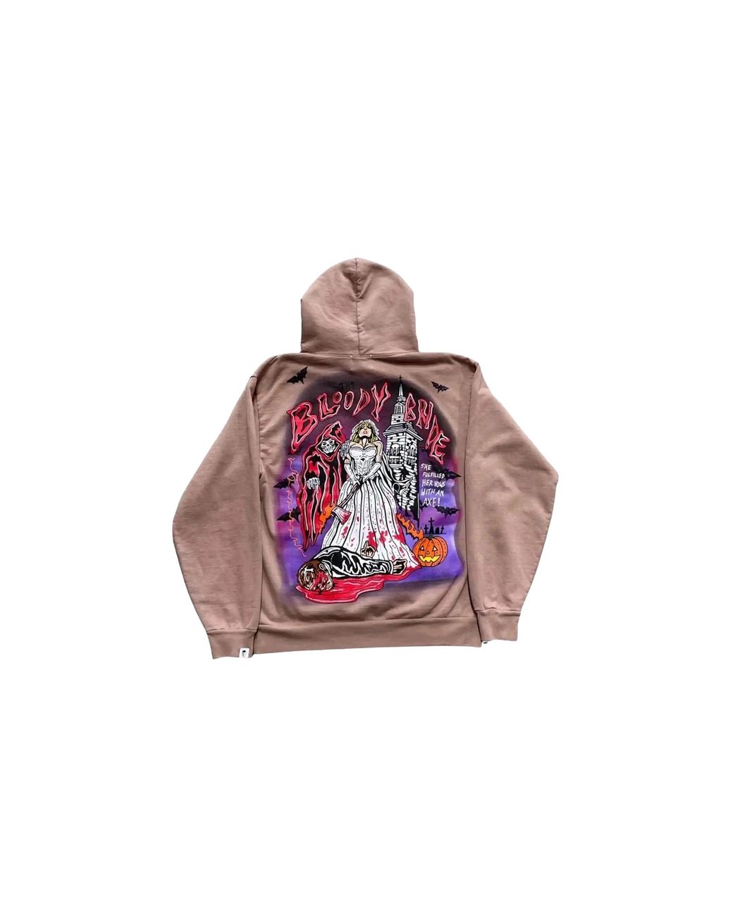 Warren Lotas Black Bloody Bride Hoodie Wl100" for men