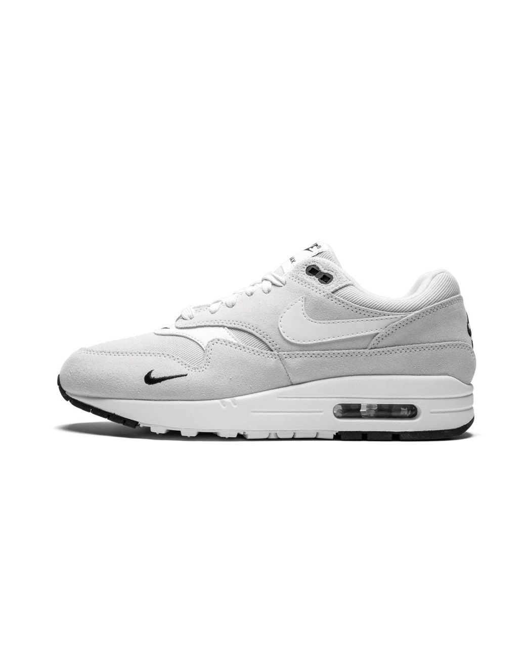 Nike Black Air Max 1 Premium "Pure Platinum" 875844 006" for men
