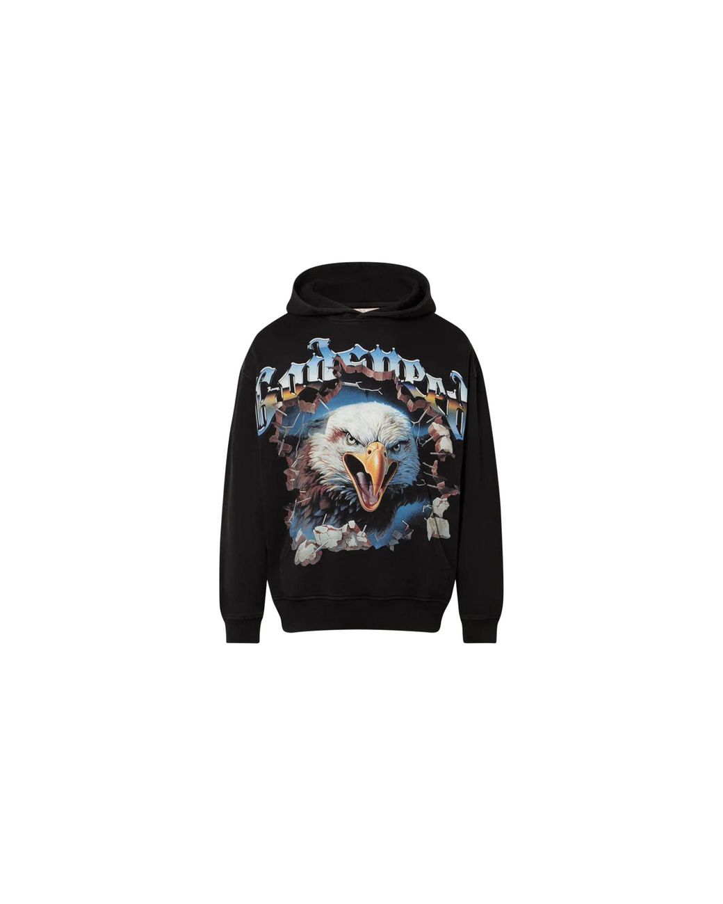 GODSPEED NEW YORK Black Spirit Animal Washed Hoodie" 8Rssxsfp" for men