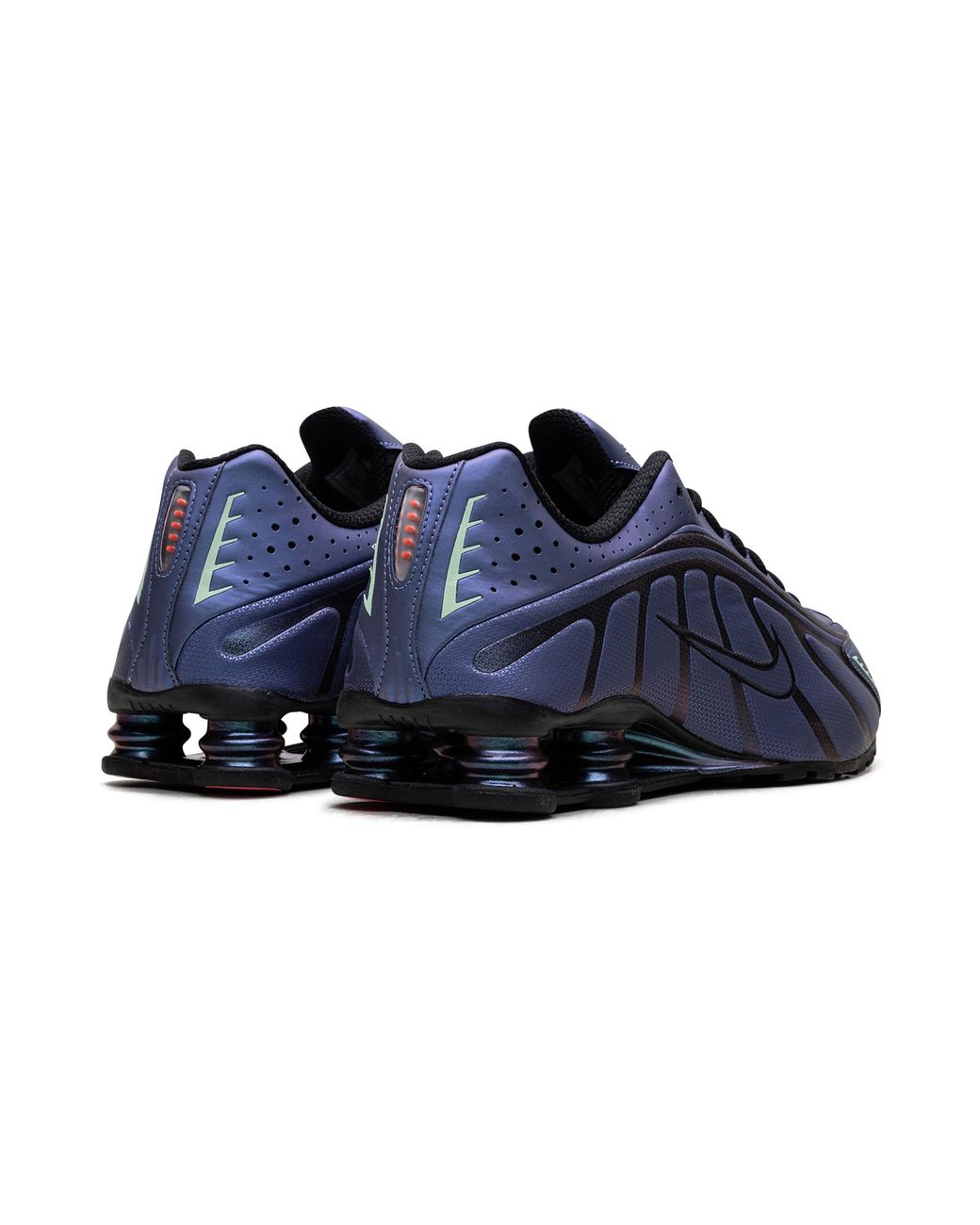 Nike Blue Shox R4 "Iridescent" Hq3446 001" for men