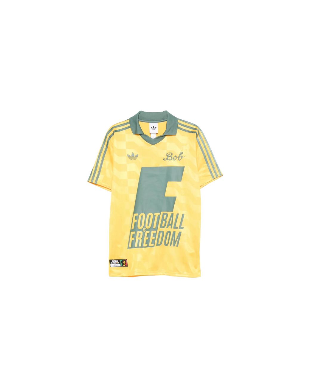 Adidas Black Freedom Jersey "Bob Marley" Ka8907" for men