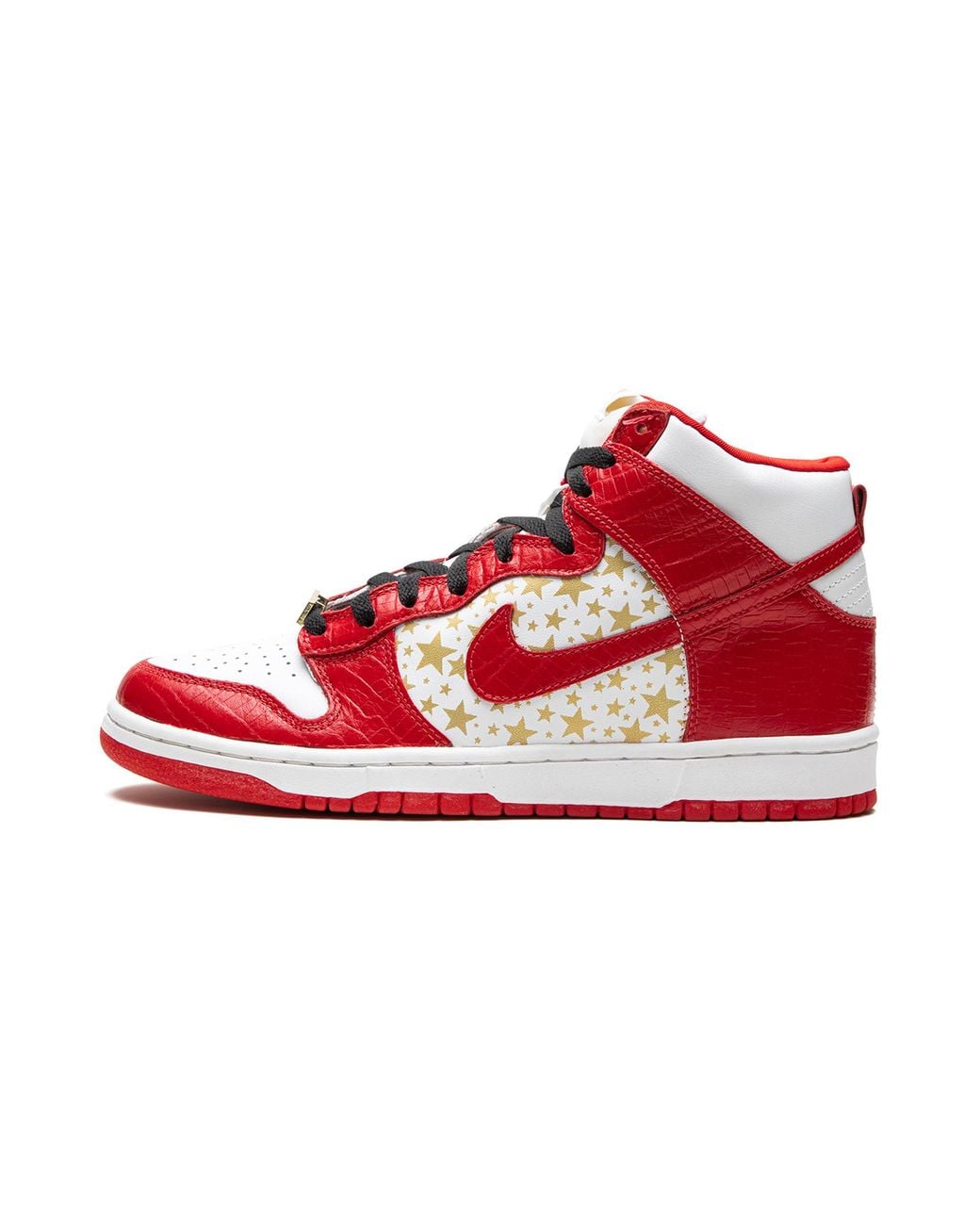 Nike Red X Supreme Sb Dunk High Pro Stars" Sneakers for men