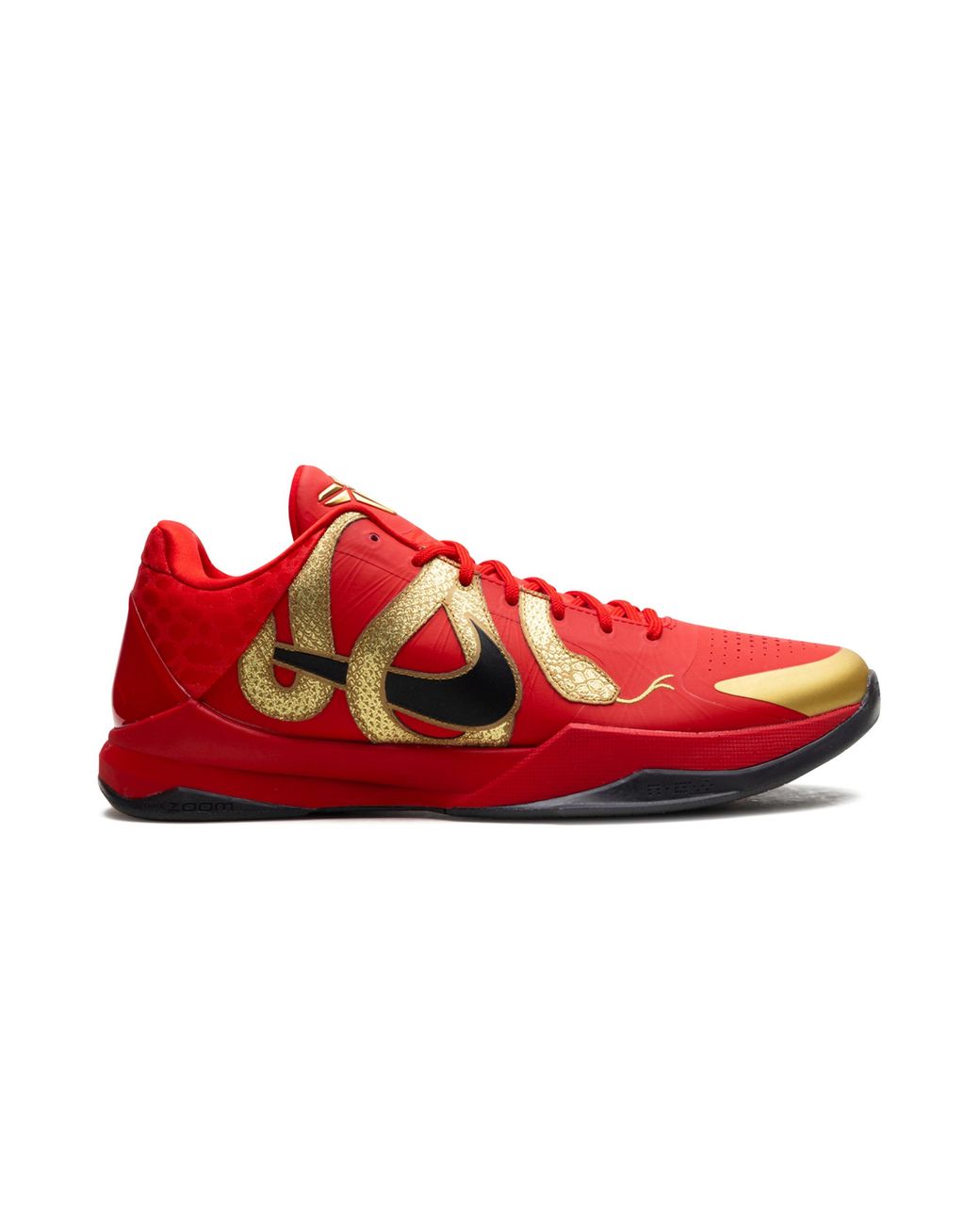 Nike Red Kobe 5 Protro "Year Of The Mamba" Sneakers for men