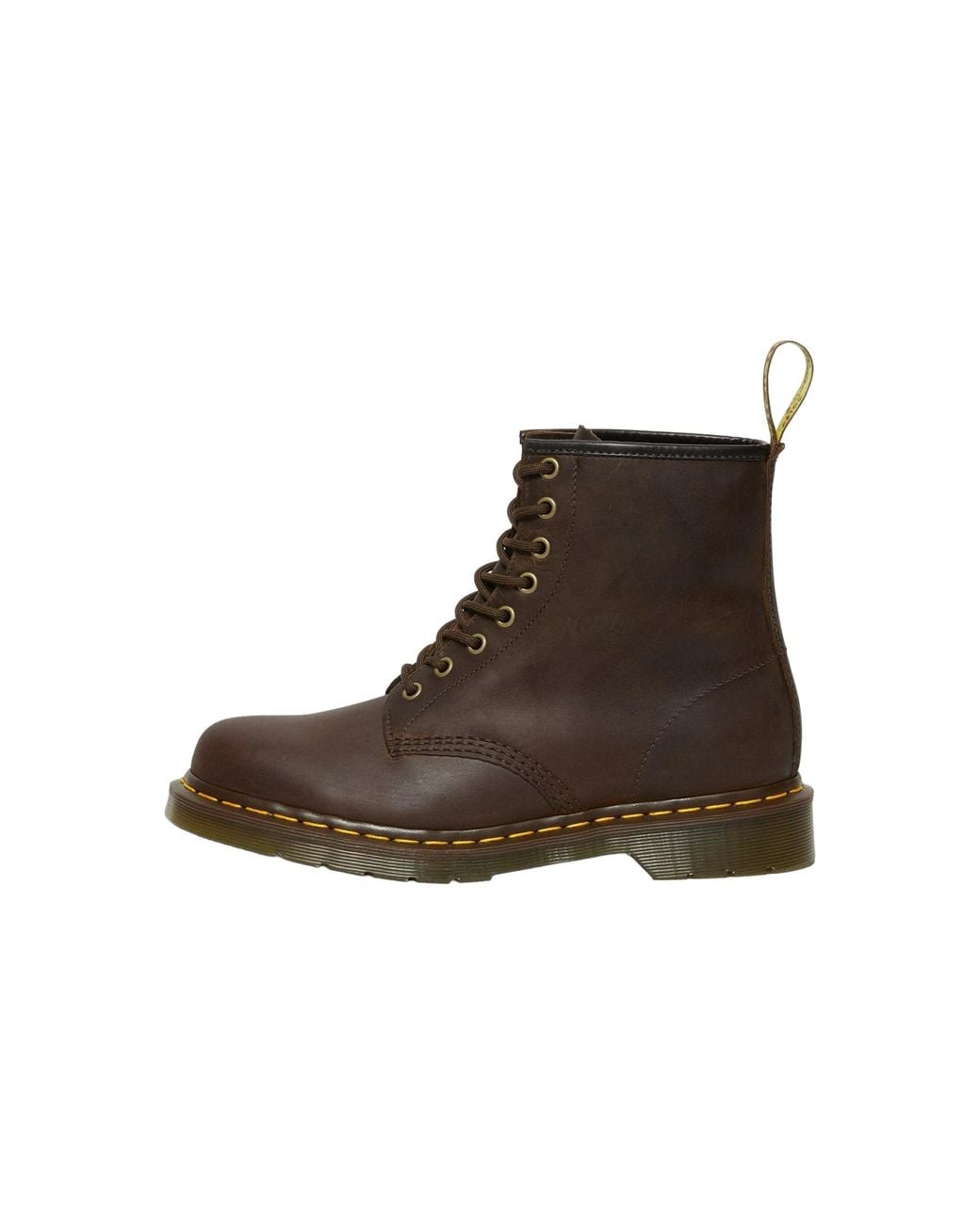 Dr. Martens Brown 1460 Crazy Horse Leather Lace-Up Boot "Aztec Crazy Horse" 11822200" for men