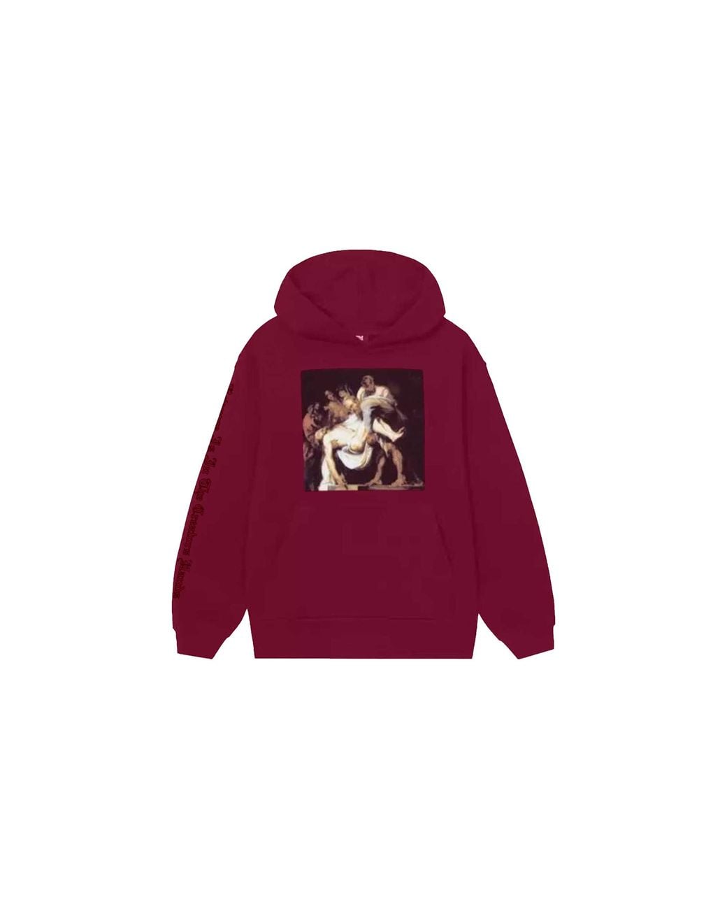 REVENGE Red Entombment Hoodie Rev0038" for men