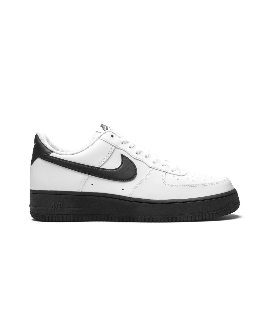 Nike Black Air Force 1 '07 Midsole" Ck7663 101" for men