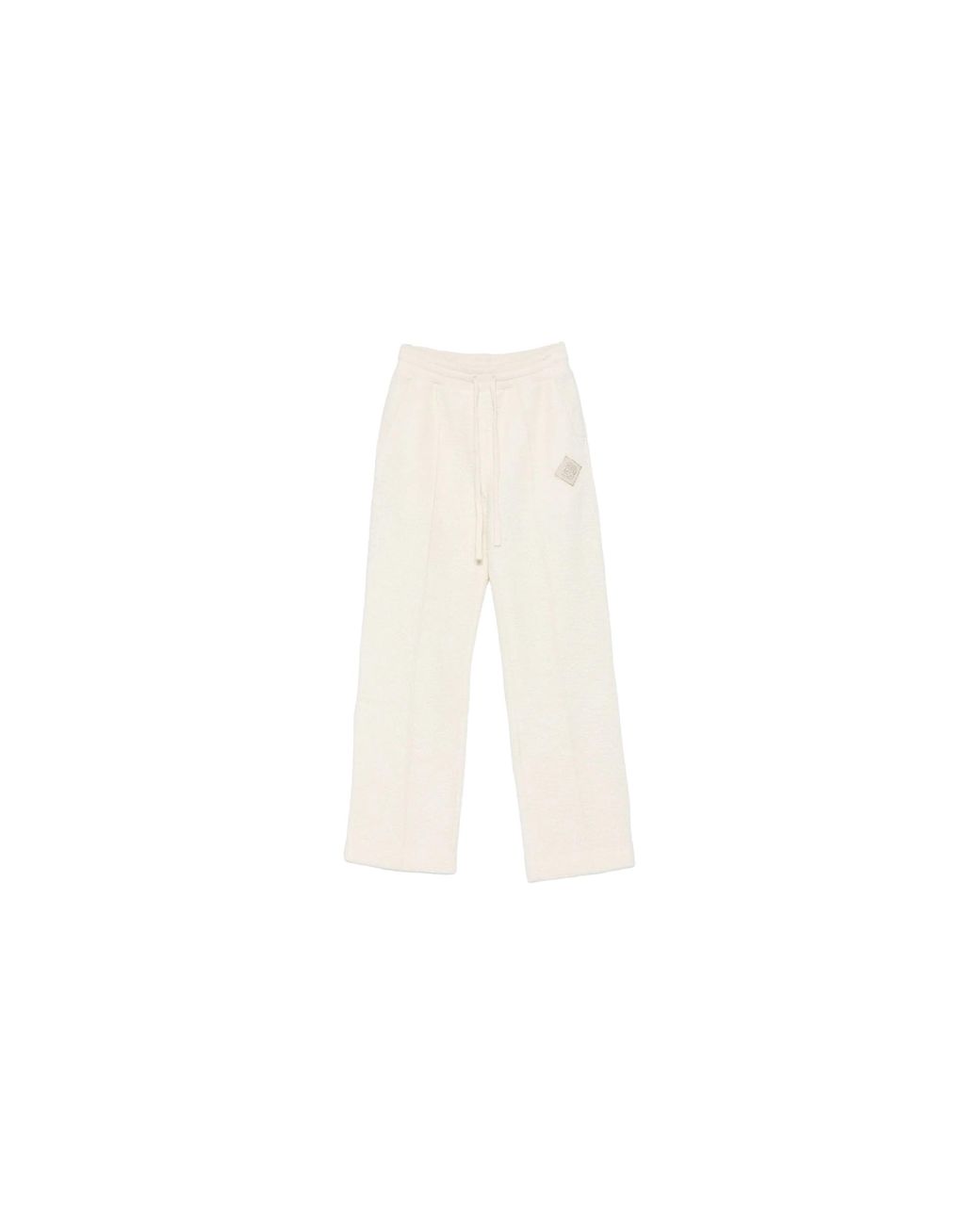 Casablanca Black Cashmere Terry Pants "Off" Aw25 Jtr 311 01" for men