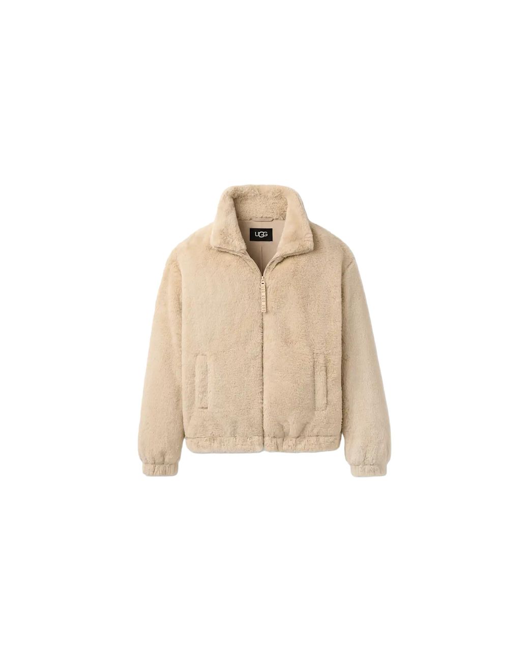 Ugg Black Tash Faux Fur Jacket "Spelt" 1161090 Spe"