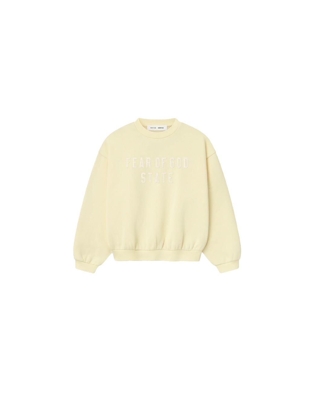 Fear Of God Black 90's Fleece Crewneck "Garden" 192Sp256558F" for men
