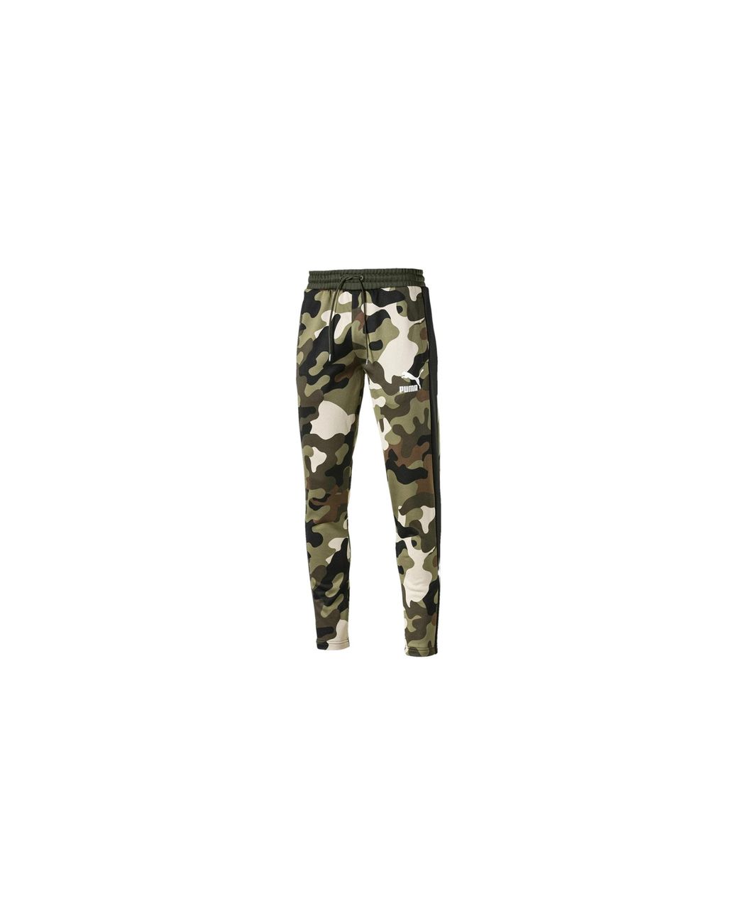 PUMA Black Wild Pack T7 Track Pants Aop "Forest Night" 578333 15" for men