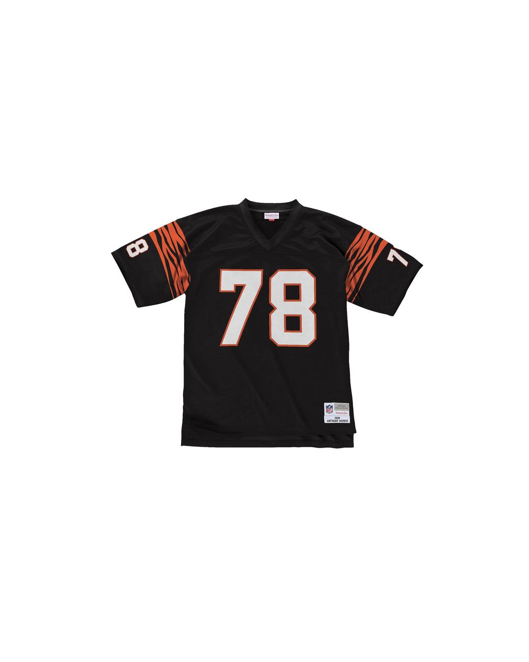 Mitchell & Ness Black Nfl Legacy Jersey Bengals 1989 Anthony Munoz "Bengals" Lgjygs19045 Cbnblck89Amu" for men