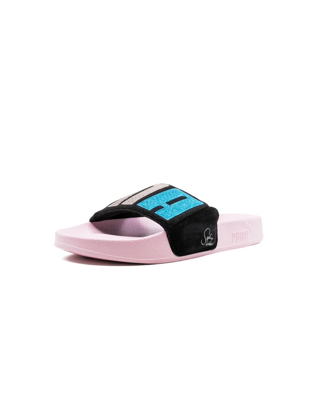PUMA Black Leadcat Suede Slide "Sophia Webster" 363837 01"