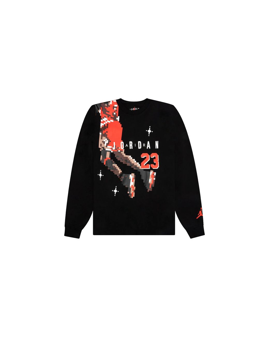 Nike Black Slam Dunk Contest Holiday Long Sleeve Pixel T-Shirt Chile" Dc9793 010" for men