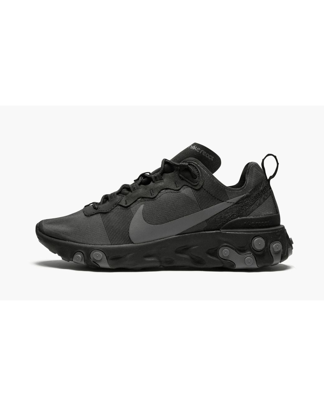 Nike Black React Element 55 Shoes