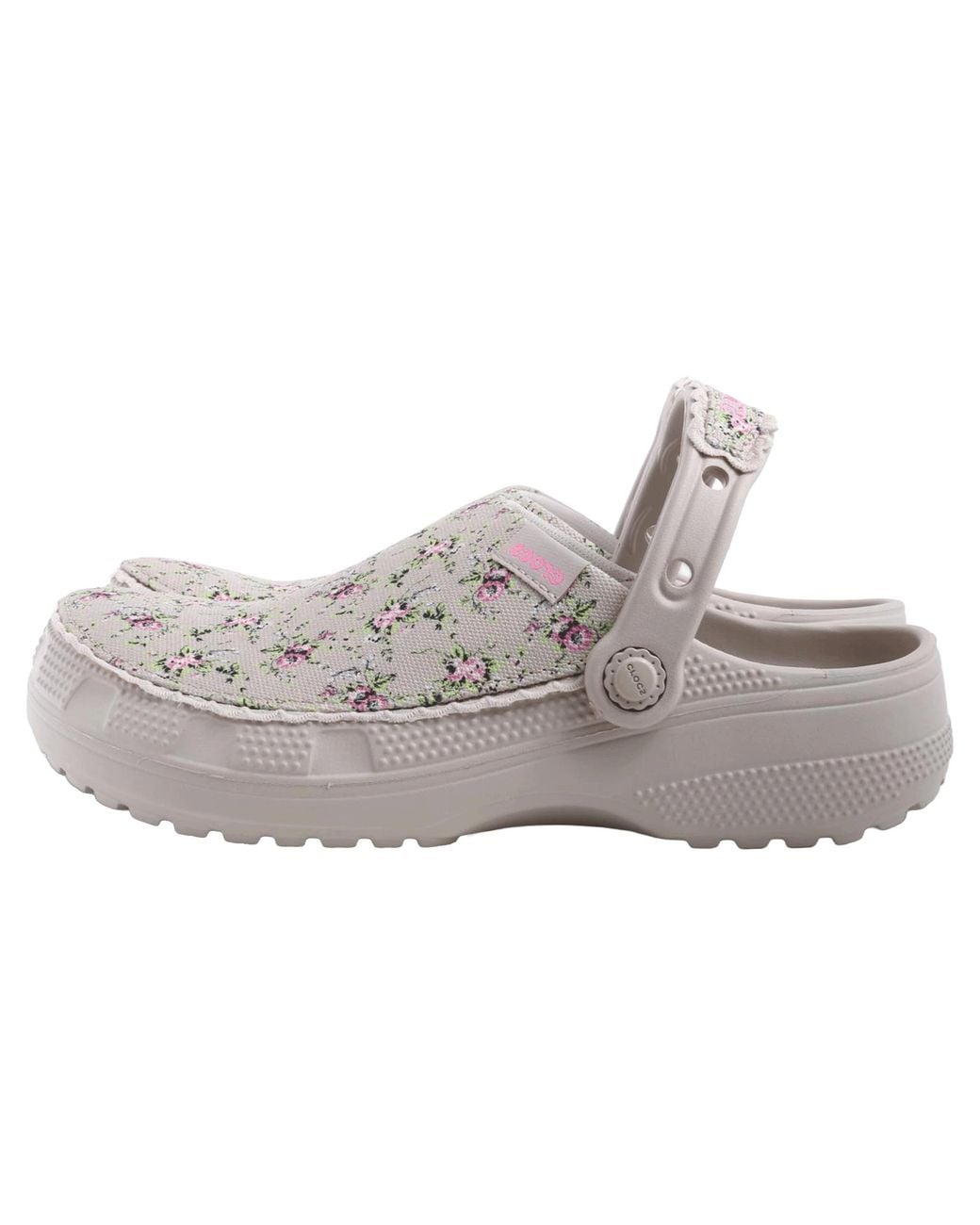 CROCSTM Gray Crafted Ditsy Floral Clog "Cocoa Crème" 214520 2Pl" for men
