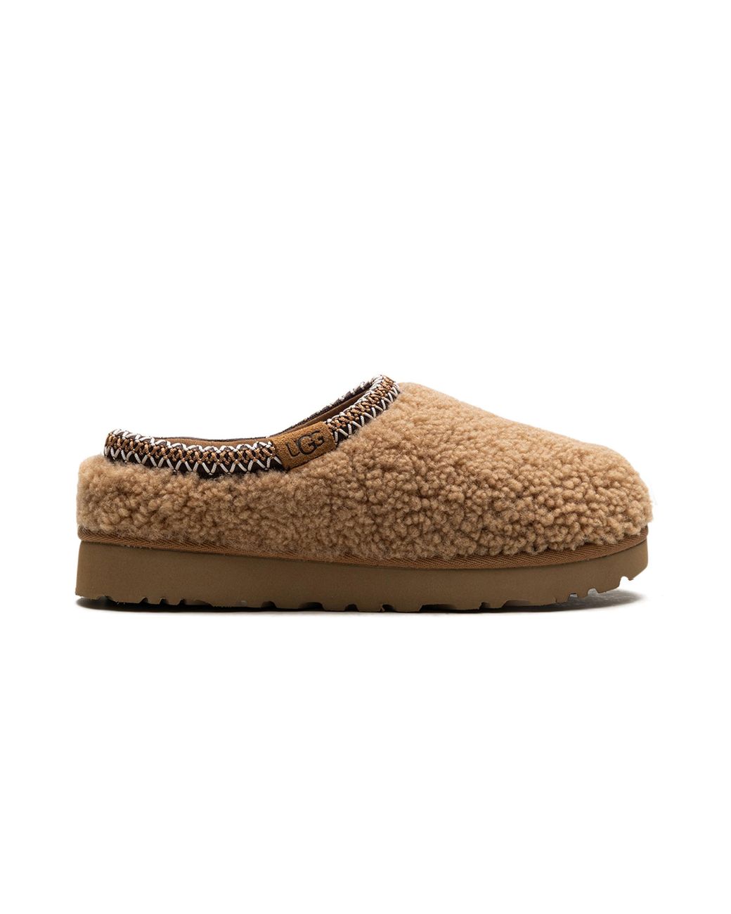 Ugg Brown Tasman Maxi Curly Slipper "Chestnut" 1158356 Che"