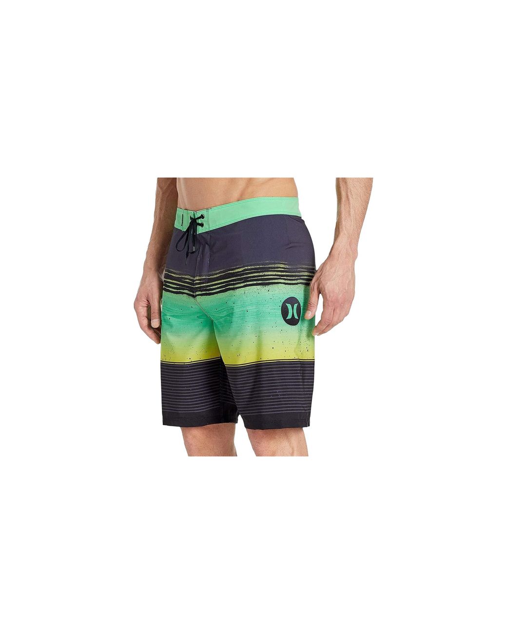 Hurley Black Phantom Overspray Boardshort 20" "Gridiron" Aq9995-022" for men