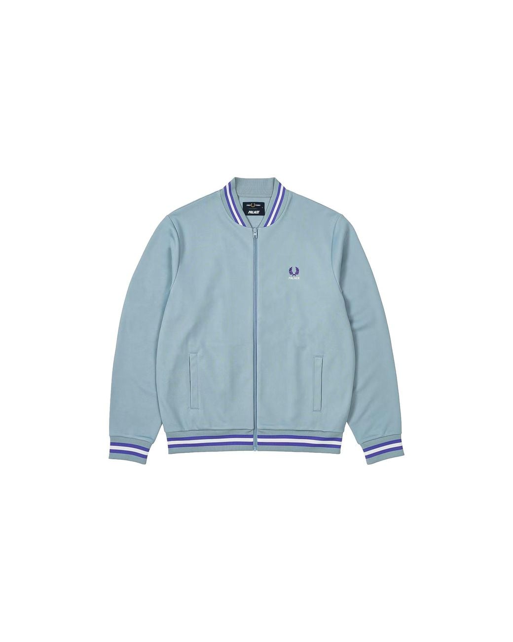 Palace Blue Fred Perry Track Jacket "Dusty" P0180" for men