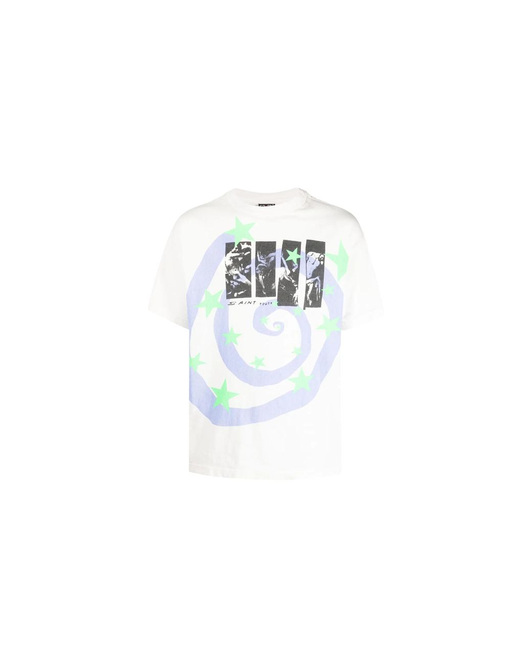 SAINT Mxxxxxx Black Humanity T-Shirt Sm S23 0000 024" for men