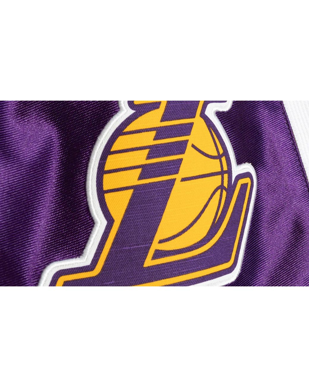 Mitchell & Ness Black 75Th Swingman Shorts "Nba La Lakers 2009" Smsh4399 Lal09Pppgold" for men