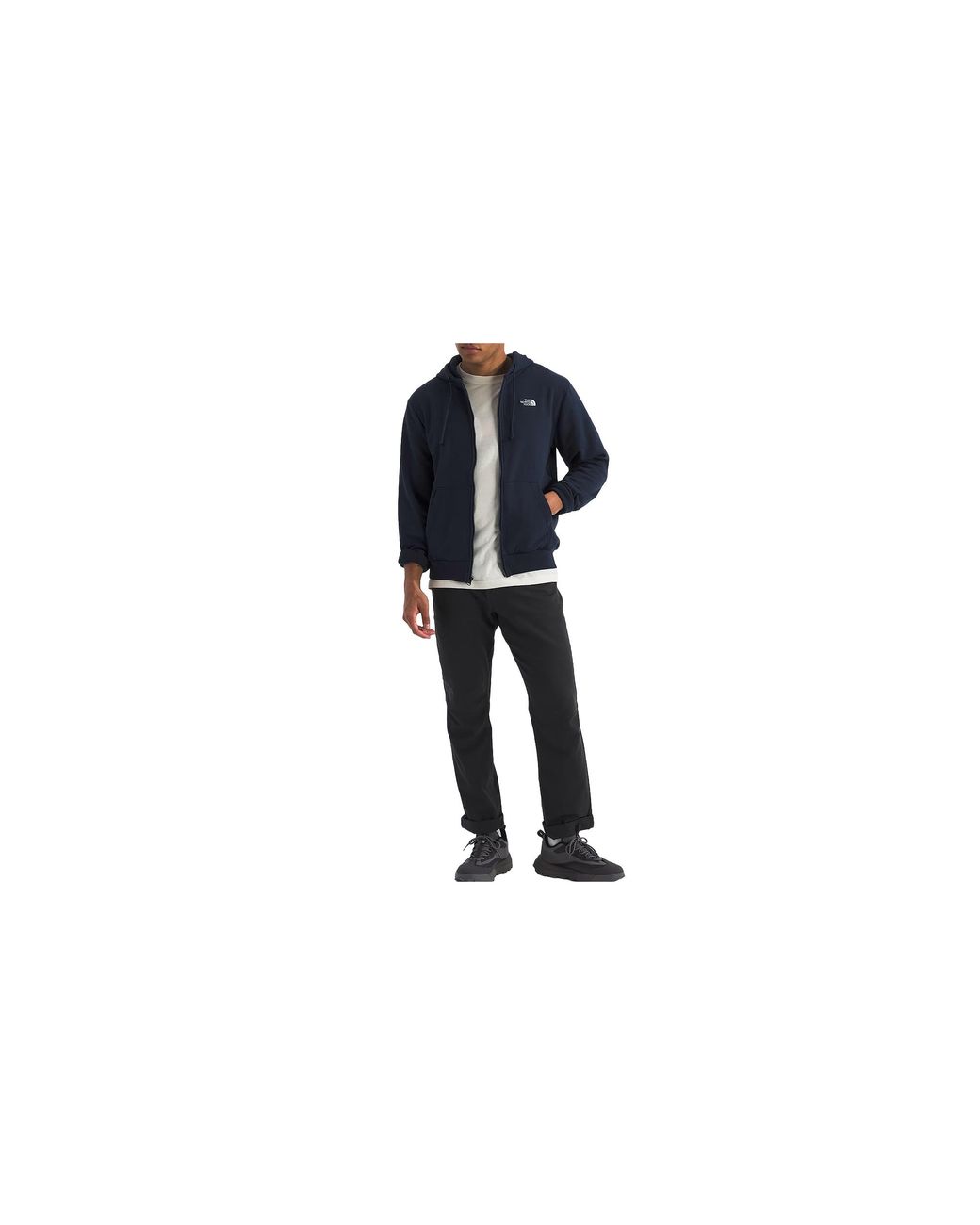 The North Face Black Evolution Simple Dome Regular Full-Zip Hoodie "Summit" Nf0A8Eu18K2" for men