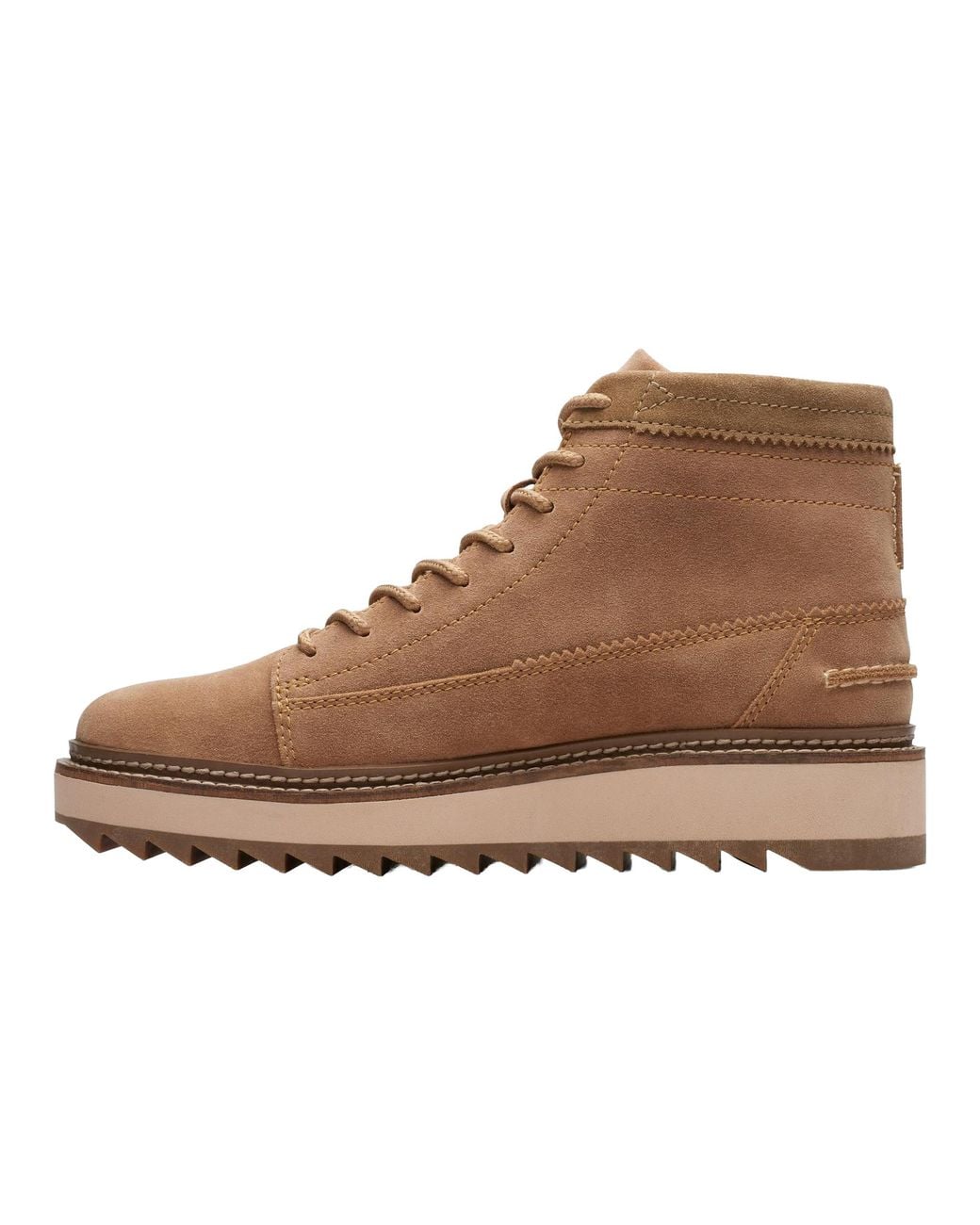 Clarks Brown Clarkhill Hi "Light Tan Suede" 26173447" for men