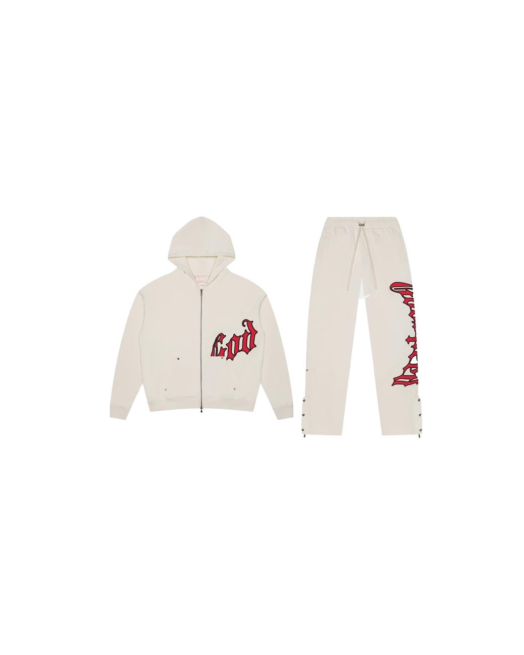 GODSPEED NEW YORK Black Og Logo V2 Bone, Sweatsuit Og Logo Sweatsuit V2 Bone" for men
