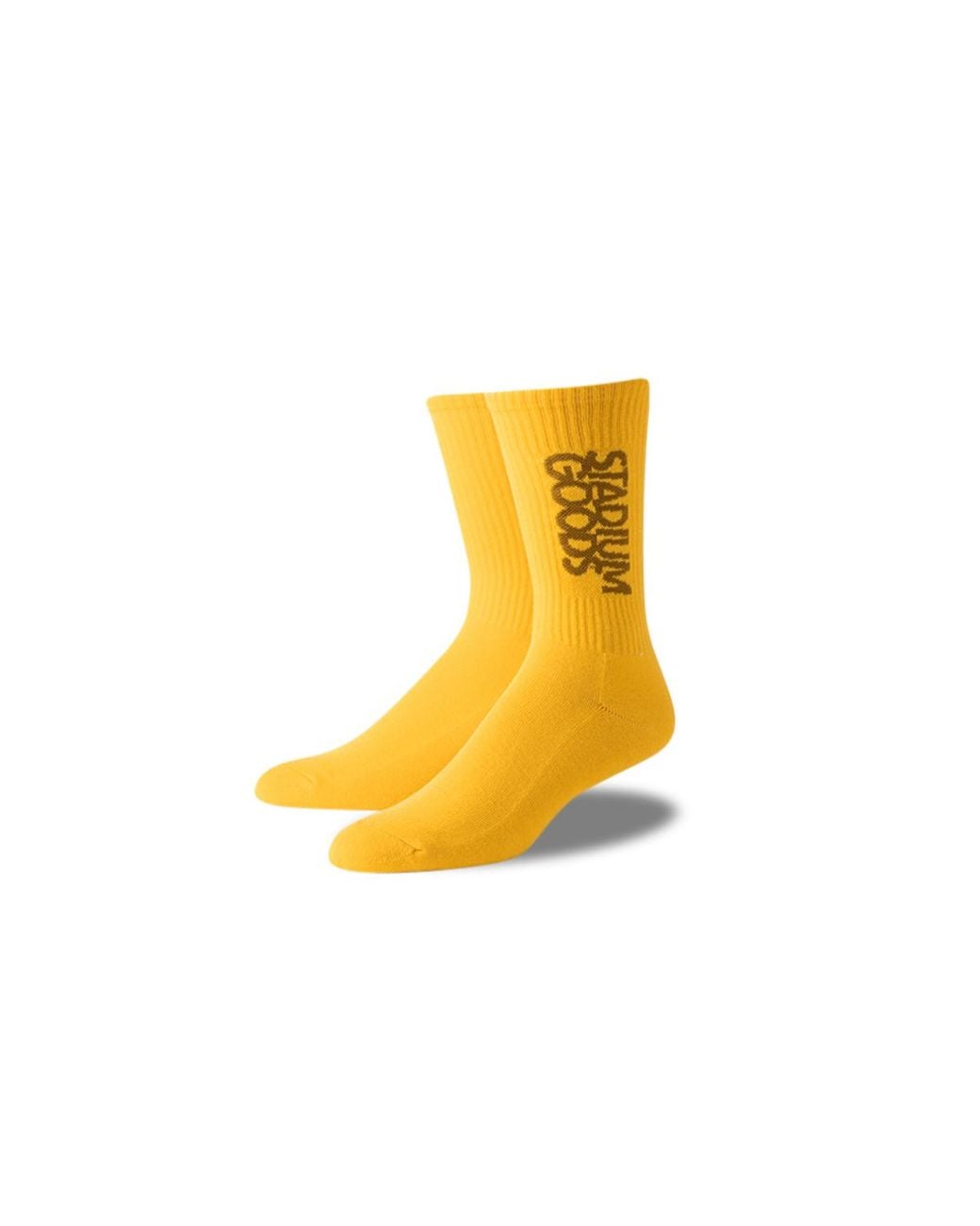 Stadium Goods Black Crew Socks "Sunflower" Sgs0114" for men
