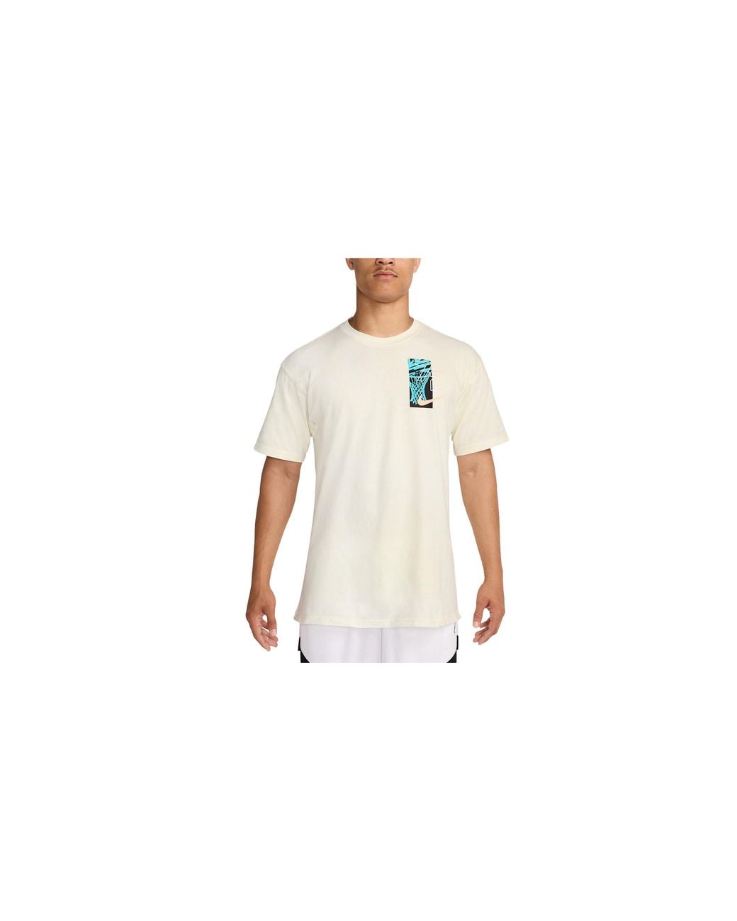 Nike Black Max90 Basketball T-Shirt "Coconut Milk" Fz8093 113" for men
