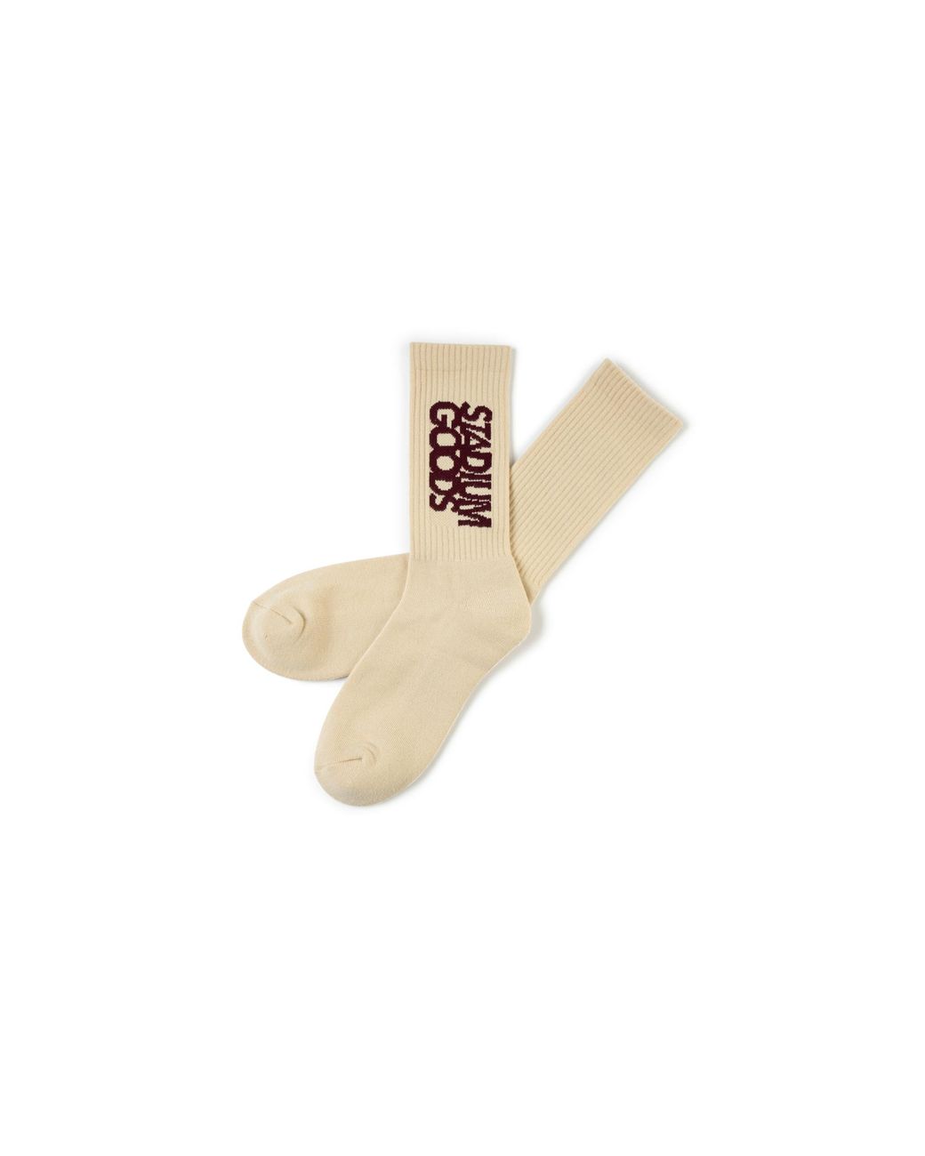Stadium Goods Black Crew Sock "Cookie Dough" Sgs0172" for men