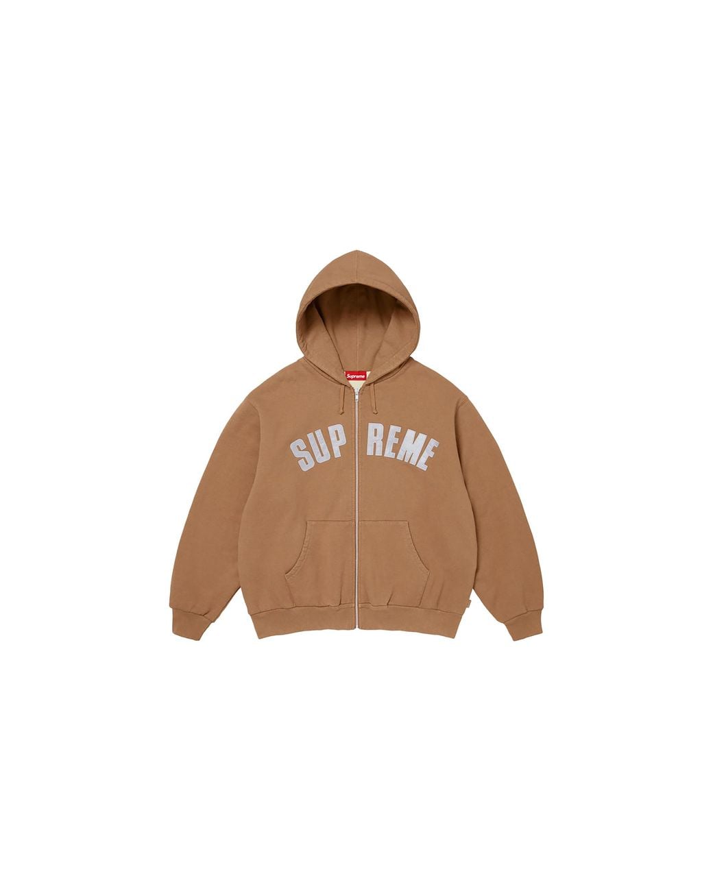 Supreme Black Arc Thermal Lined Zip Up Hooded Sweatshirt "Fw26