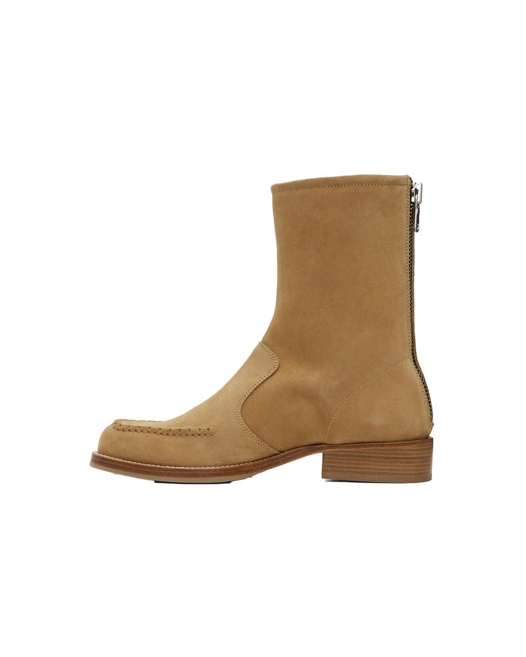 Rhude Black Lock Boots "Tan" 212923M228002" for men