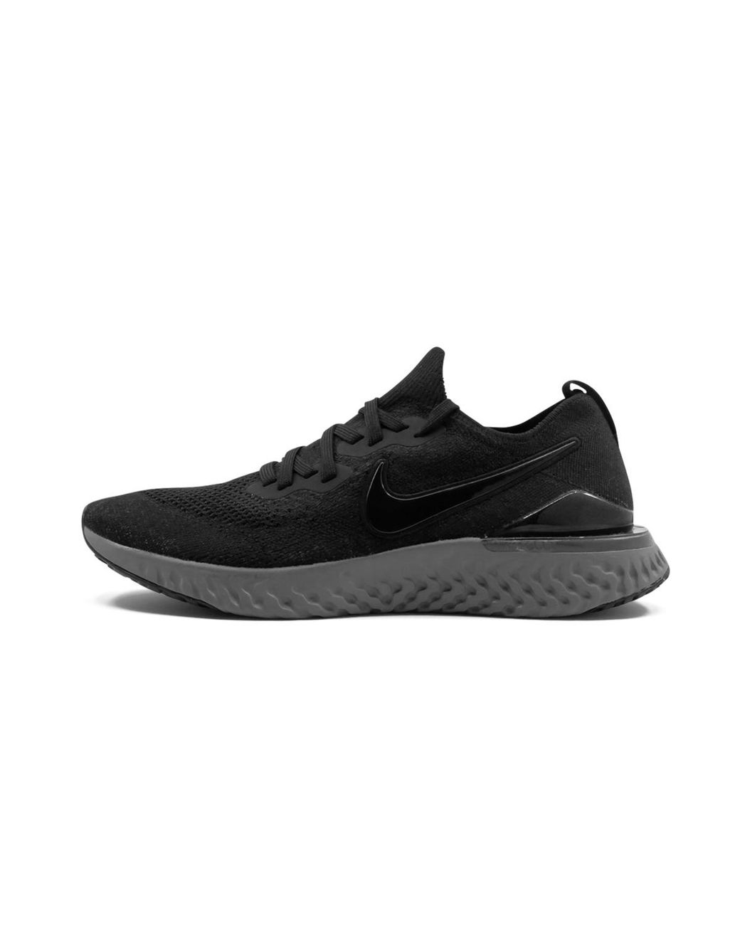 Nike Black Epic React Flyknit 2 Bq8928 001" for men