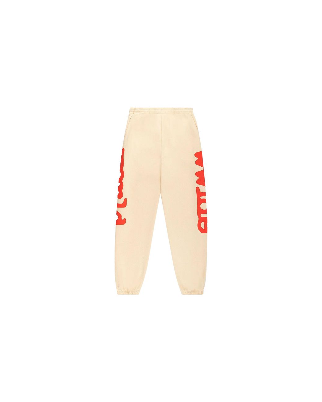 Sp5der Black Beluga Sweatpants "Cream/ 155" for men