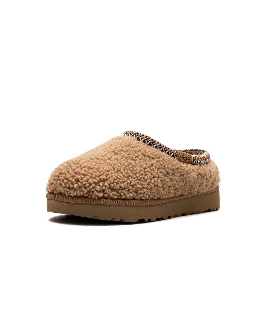 Ugg Brown Tasman Maxi Curly Slipper "Chestnut" 1158356 Che"