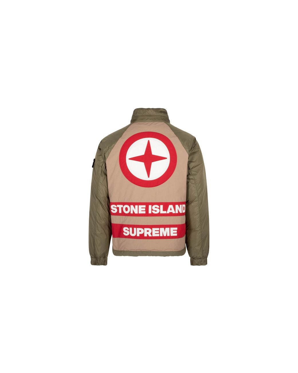 Supreme Red Stone Island Reversible Down Puffer Jacket Su633"