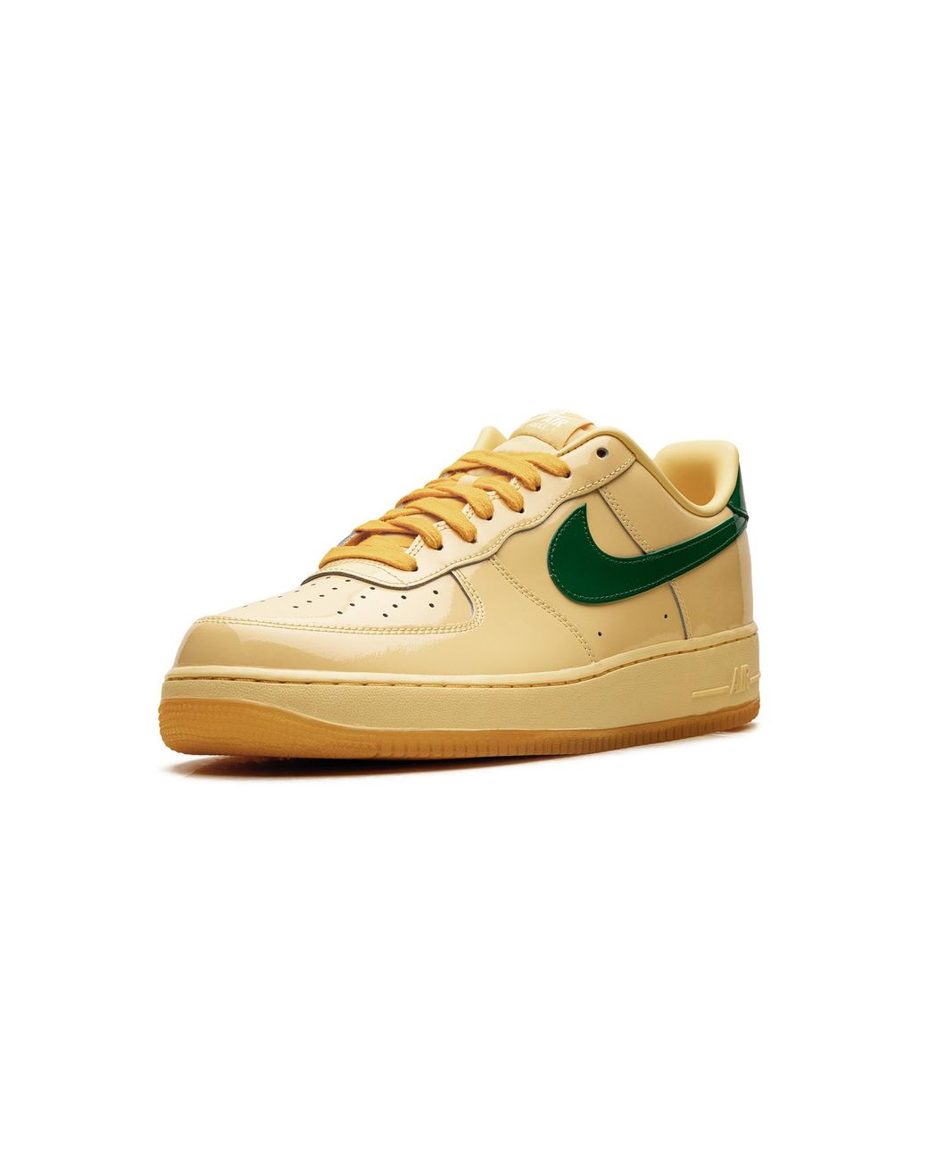 Nike Black Air Force 1 Low "Patent Leather Topaz Pine" Io4489 700" for men