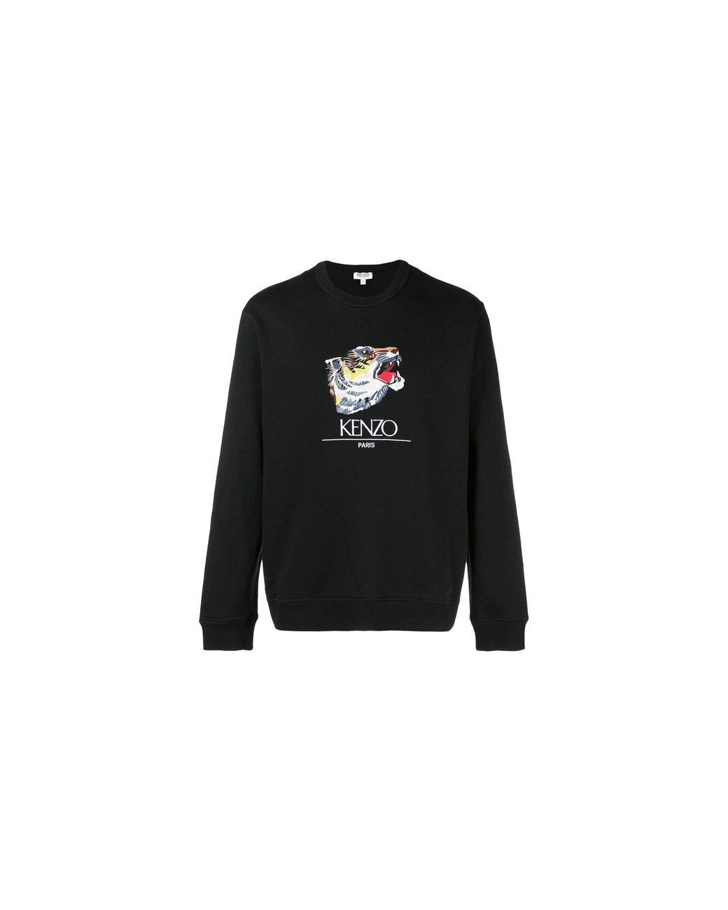KENZO Black Tiger Head Sweatshirt 5Sw091 4Xr 99" for men