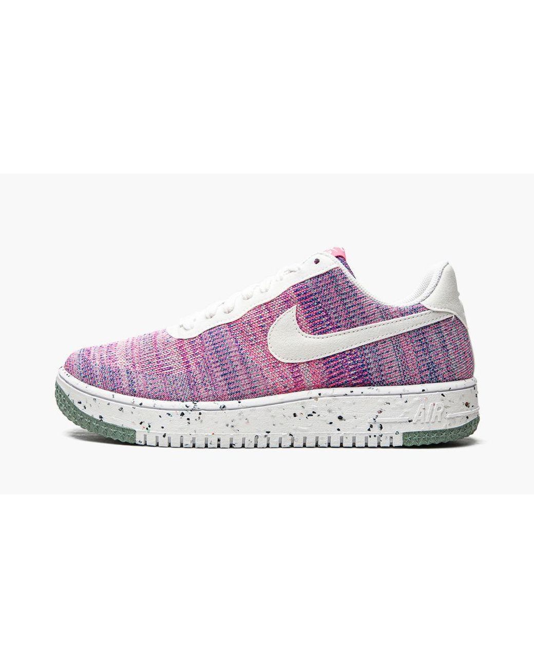 Nike W Af1 Crater Flyknit Multicolour in Purple | Lyst