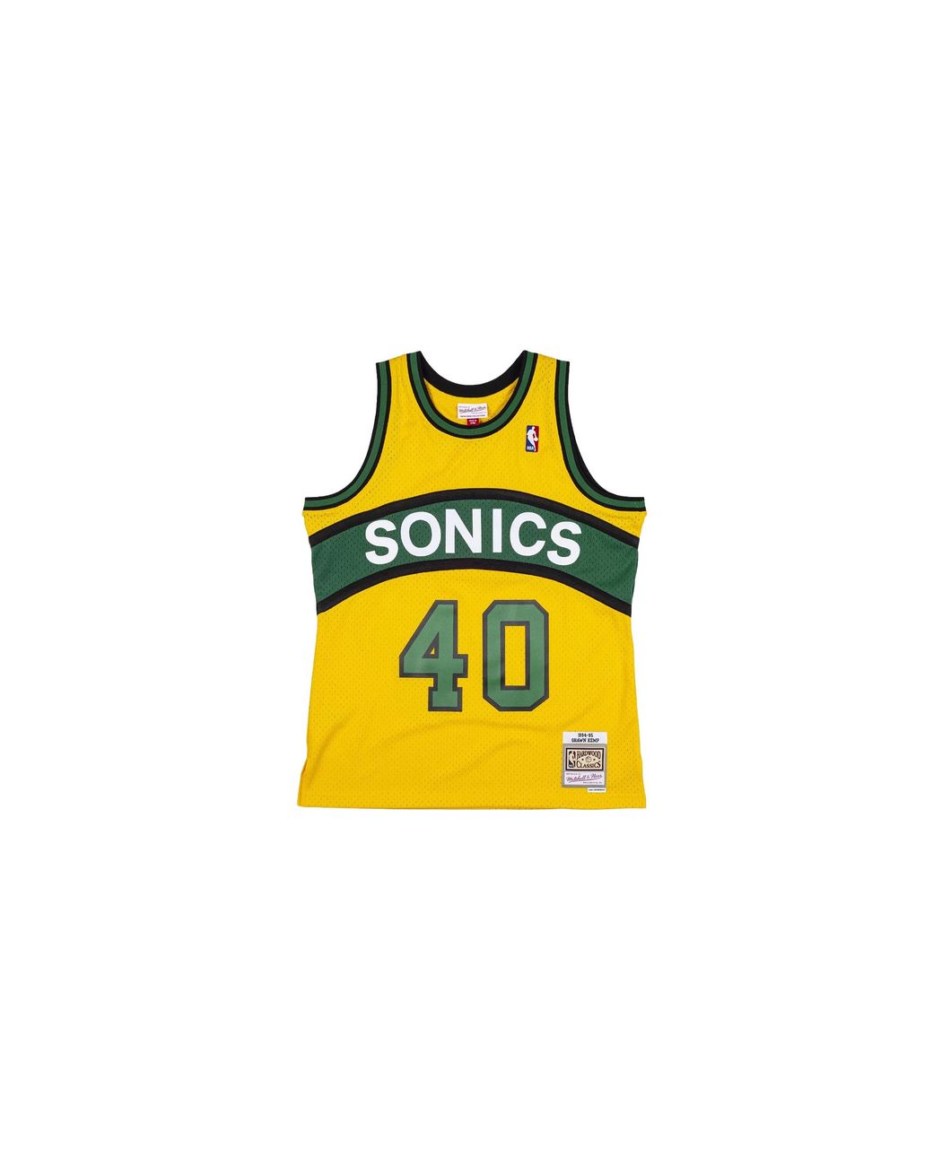 Mitchell & Ness Black Nba Shawn Kemp Reload Swingman Jersey "1994 Seattle Supersonics for men