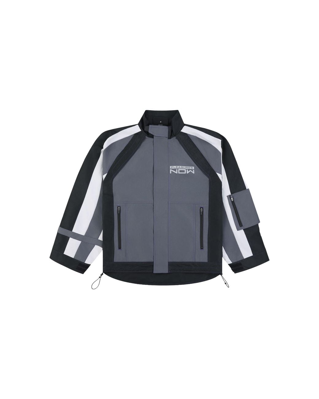 Pleasures Black Tactical Moto Jacket P25F018 Blac" for men