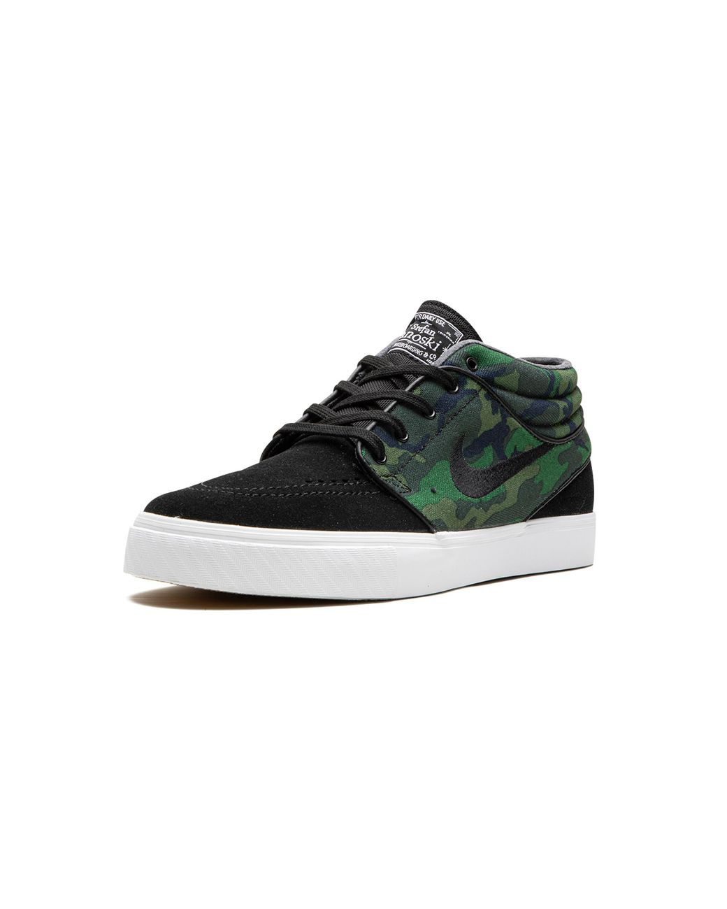 Nike Black Zoom Stefan Janoski Mid "Camo" 443095 033" for men