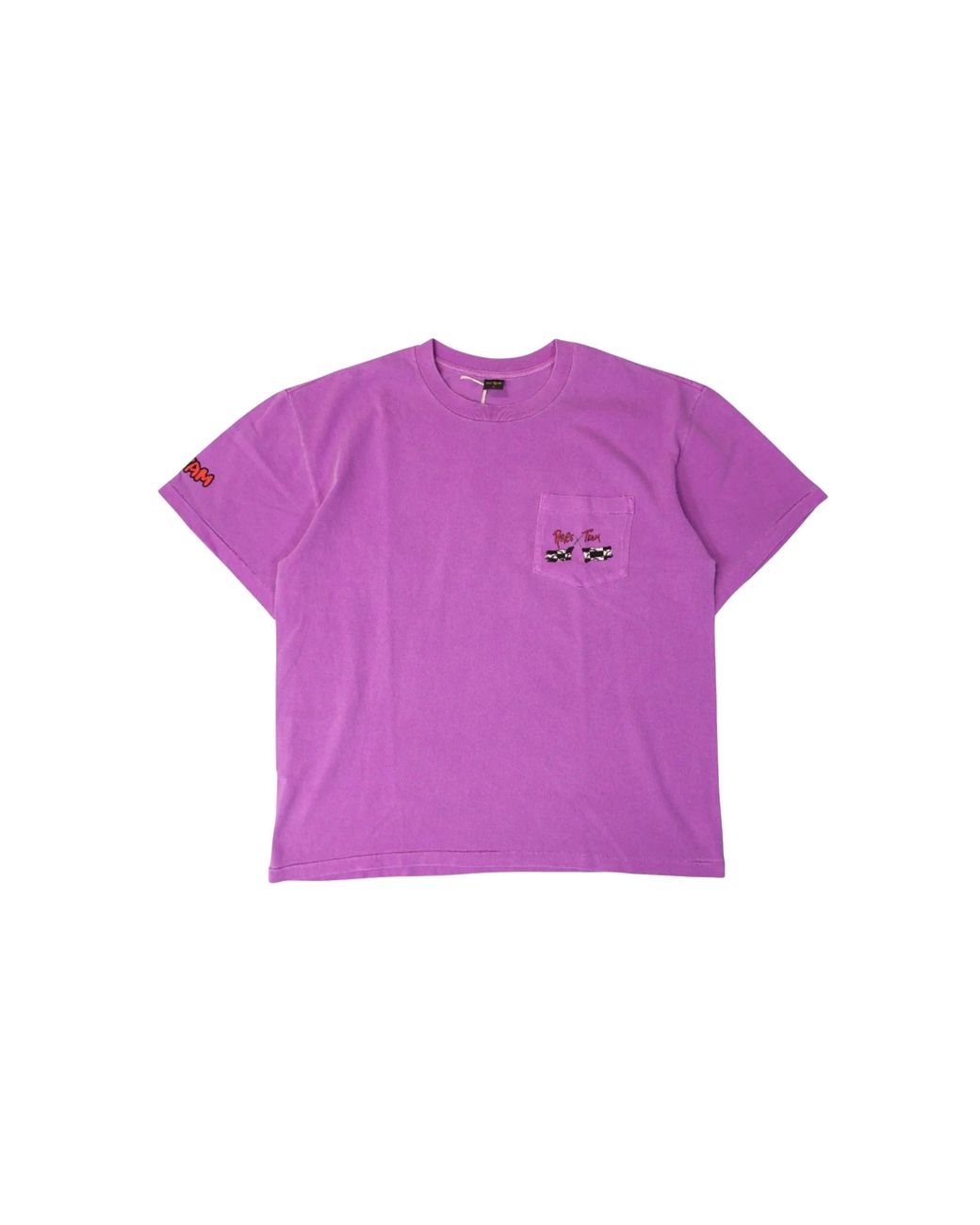 ANTI PROMO Purple Stay Fast Logo Short Sleeve T-Shirt Multi" Mb43" for men