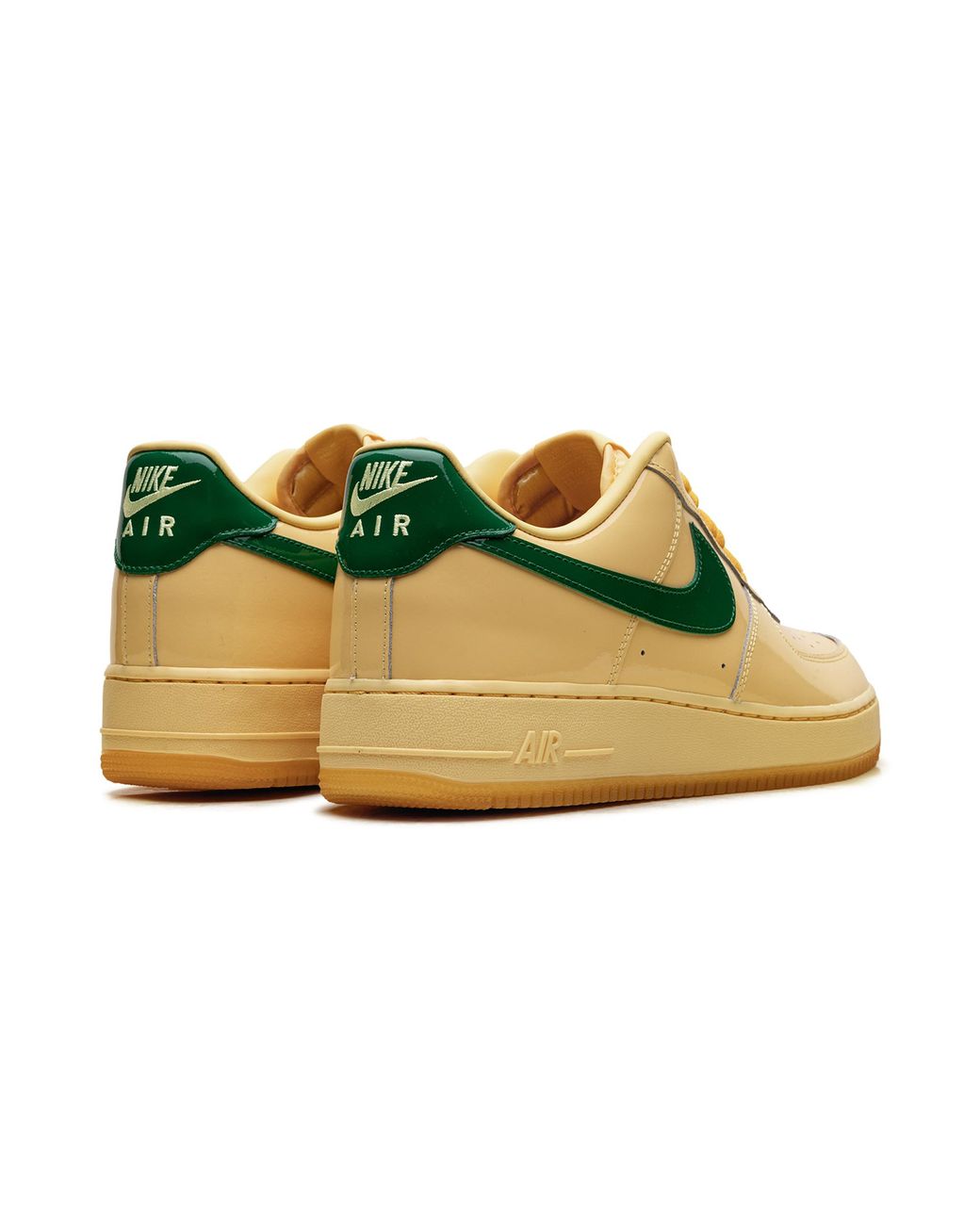 Nike Black Air Force 1 Low "Patent Leather Topaz Pine" Io4489 700" for men